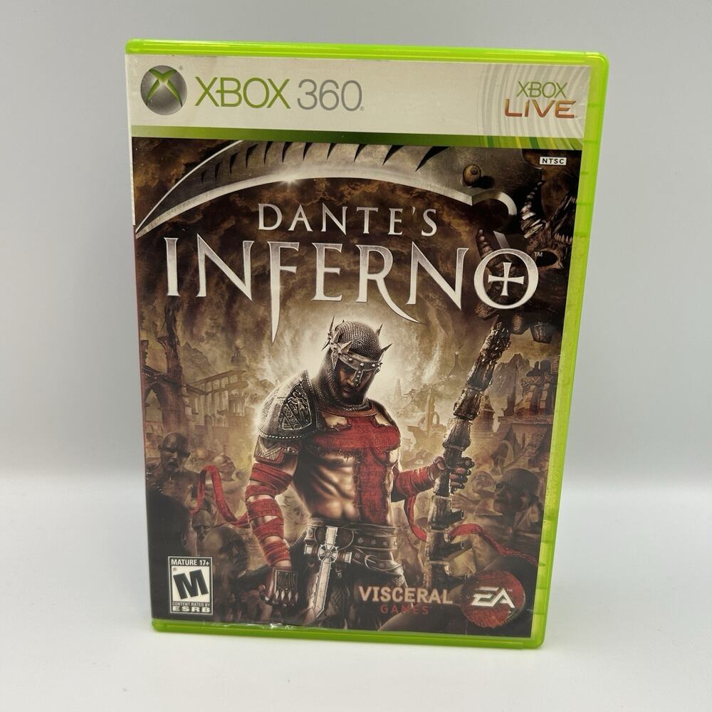 Dante's Inferno (Microsoft Xbox 360, 2010) - Missing Manual - Tested Working